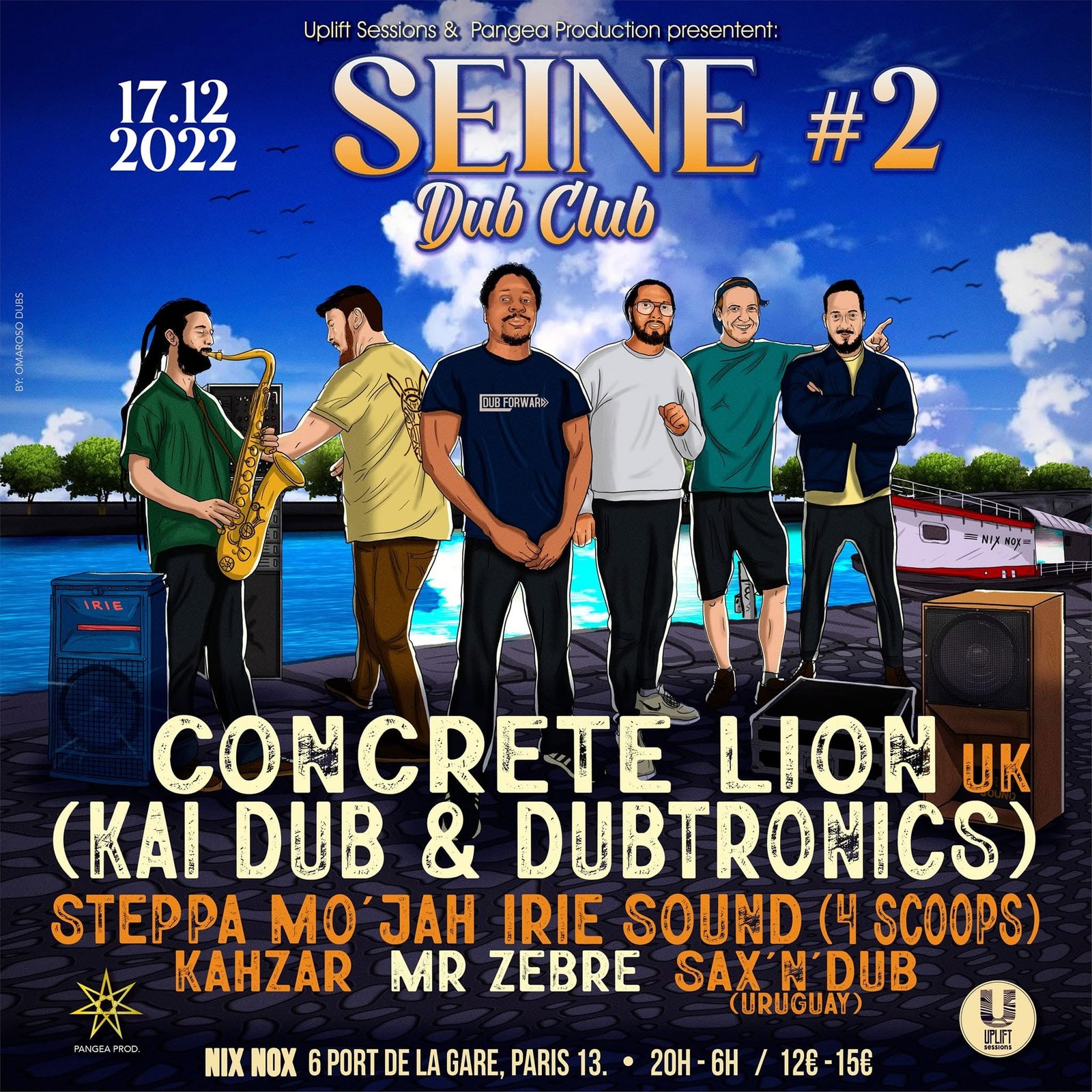 Affiche de la 2ᵉ édition avec Concrete Lion